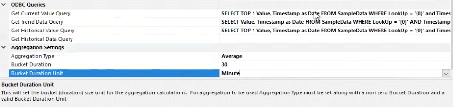 Aggregation ODBC